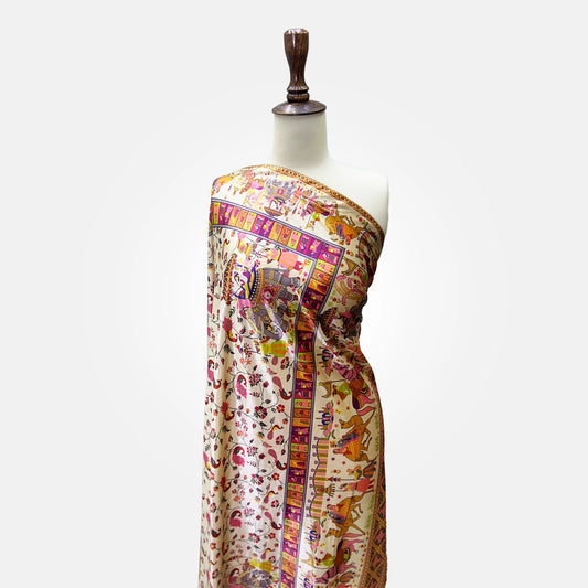 Mughlia Moor Jaal Velvet Shawl