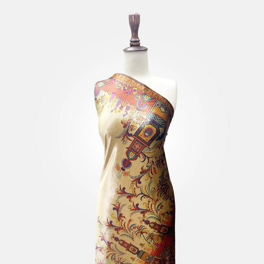 Shikargaah Velvet Print Shawl