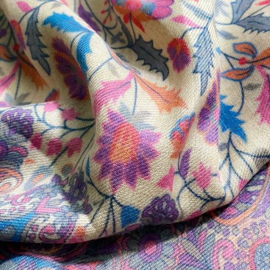 Floral Print Stole B