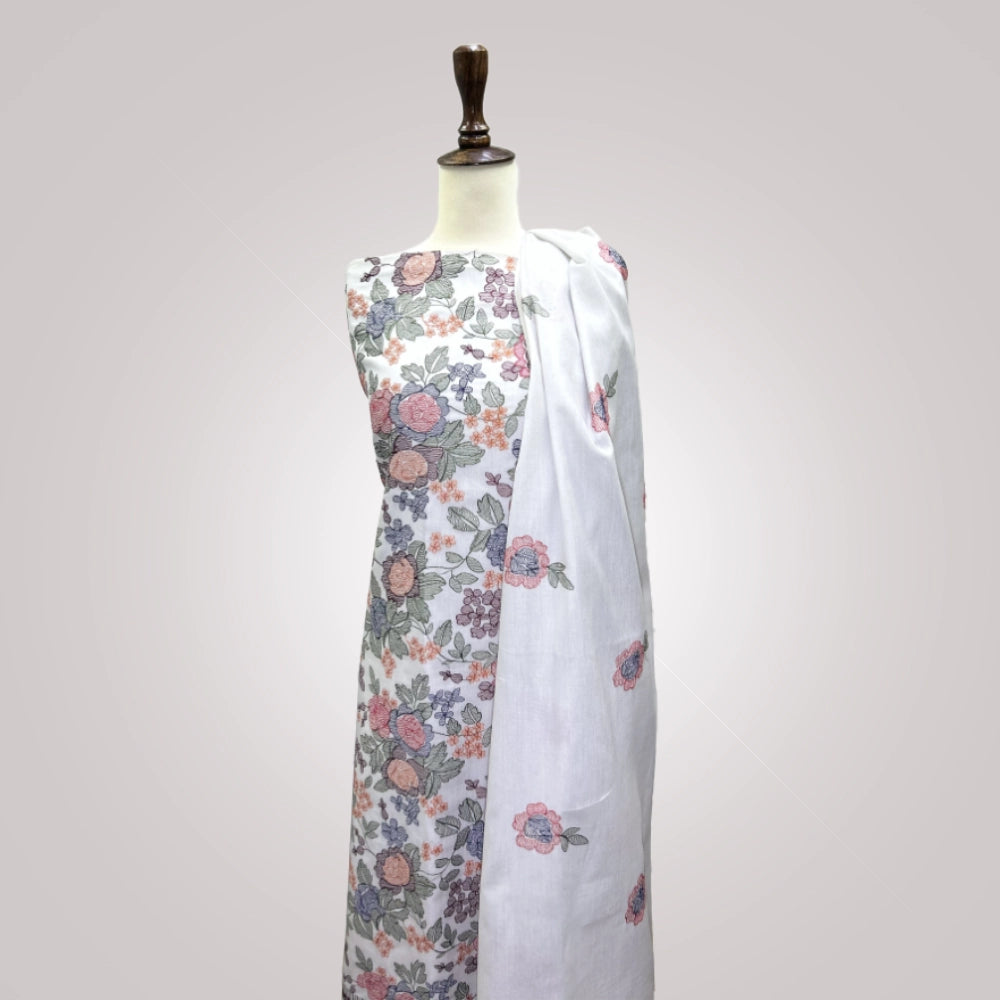 3-PIECE - Ibtida by Shahid Shawls Lawn - 2