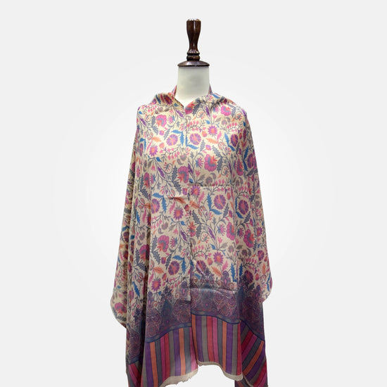 Floral Print Stole B