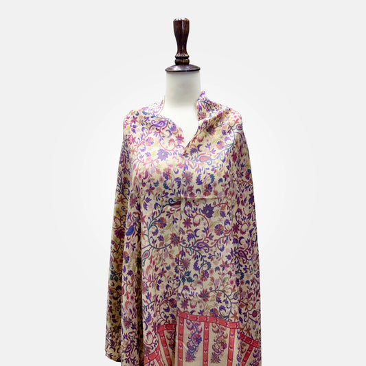 Floral Print Stole A