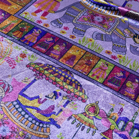 Mughlia Baraat Velvet Shawl